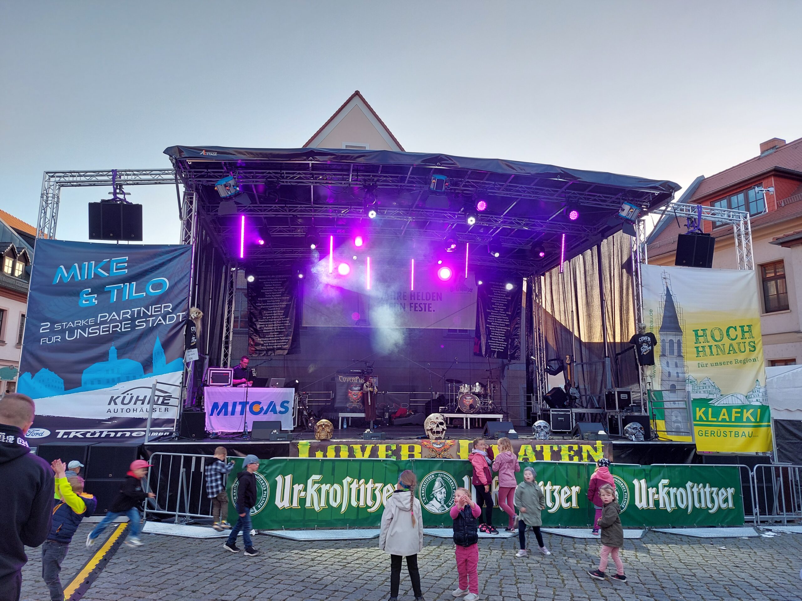 Trailerbühne zum Stadtfest-BadDüben